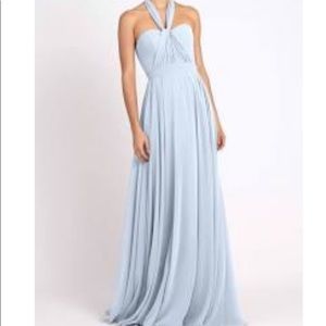 Jenny Yoo Whisper Blue Bridesmaid Dress